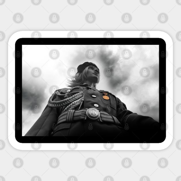 NVA Military, Woman in uniform Sticker by hottehue